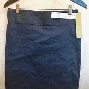 Nicole Miller bodycon Dark Navy techno skirt with  original tags never worn